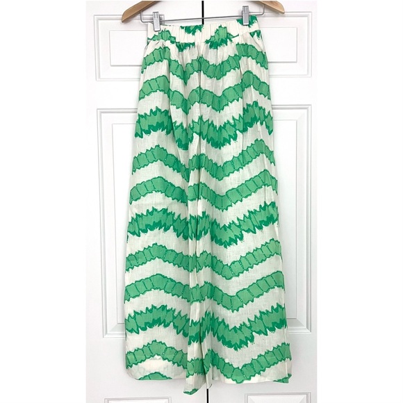 NWT RHODE Two Piece Matching Set - Toni Top / Safia Pant in Watercolor Zig Zag - Picture 8 of 12
